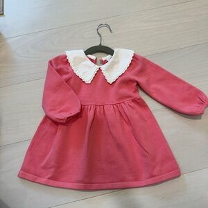 Janie and Jack baby girls knit dress new without tags 12-18